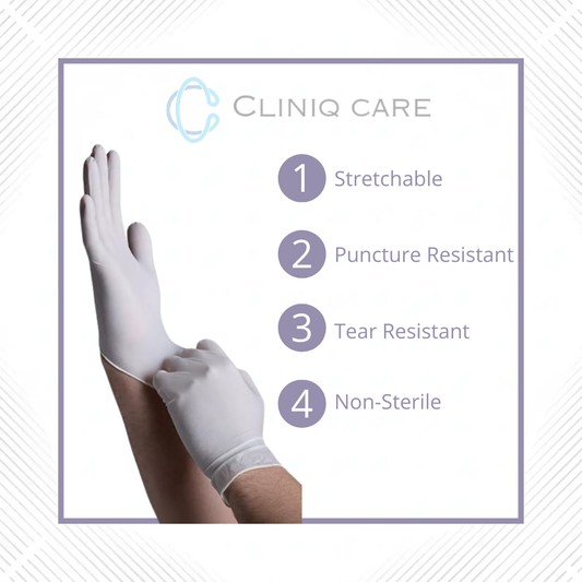 Disposable Latex Examination Gloves - Powdered - Non Sterile  | Medical Grade