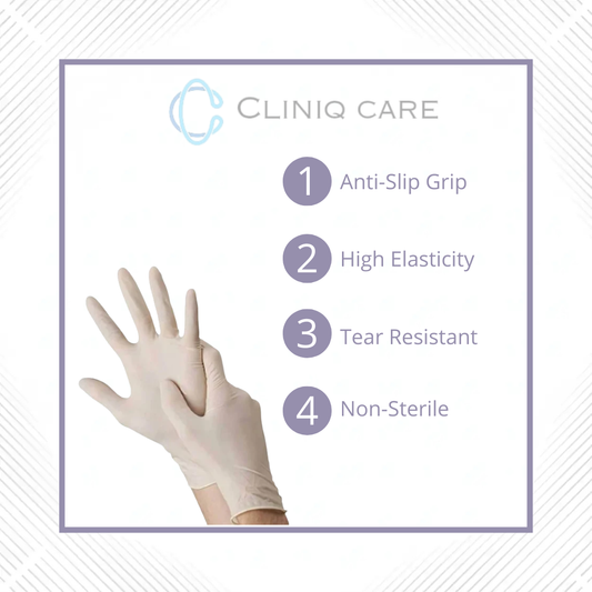 White Disposable Nitrile Examination Gloves - Powder Free - Non Sterile | Medical Grade